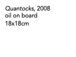 Quantocks, 2008 oil on board 18x18cm